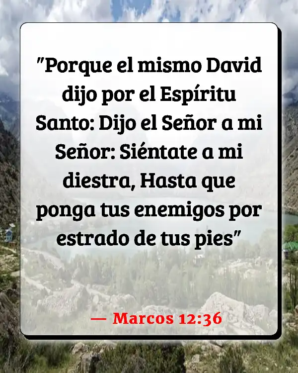 Versículos De La Biblia   	Baloncesto  (Marcos 12:36)