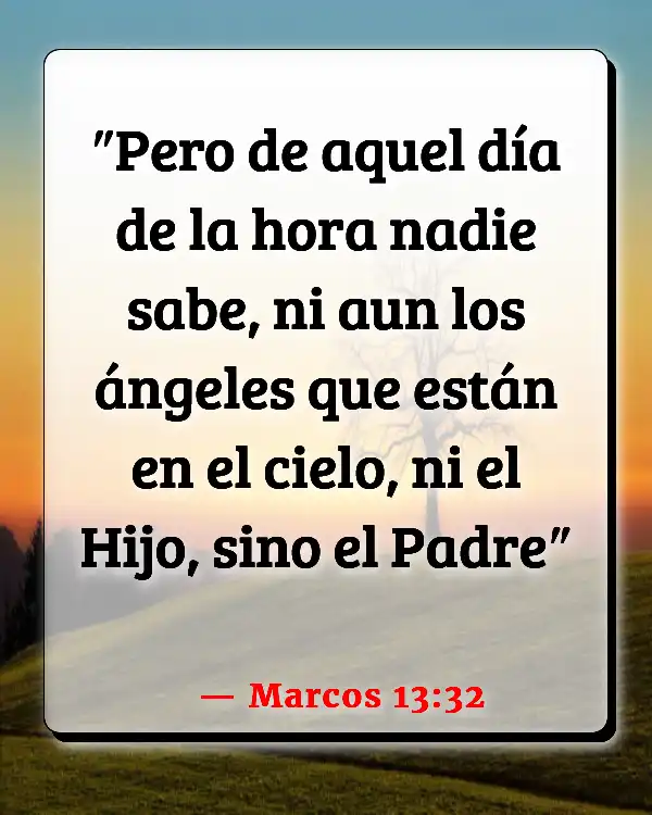Versículos De La Biblia   	Alerta  (Marcos 13:32)