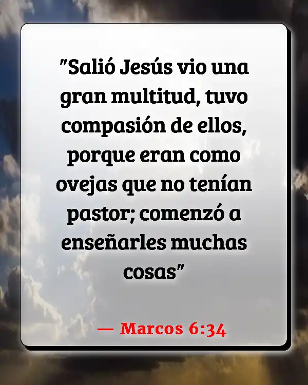 Versículos De La Biblia Asistente de pastores (Marcos 6:34)