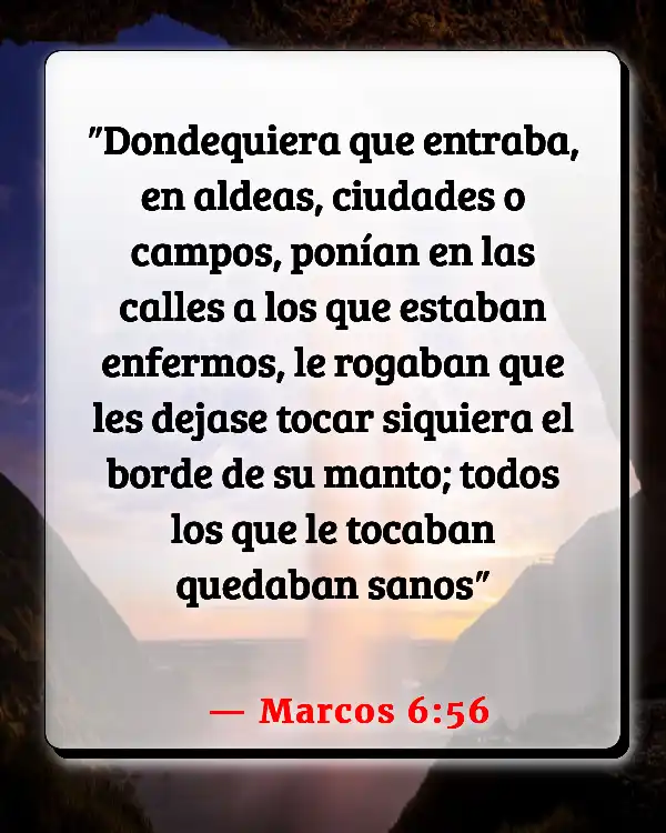 Versículos De La Biblia Tocar (Marcos 6:56)