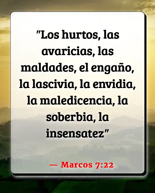 Versículos De La Biblia Blasfemos (Marcos 7:22)