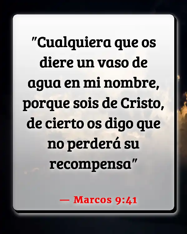 Versículos De La Biblia Pozo de agua (Marcos 9:41)