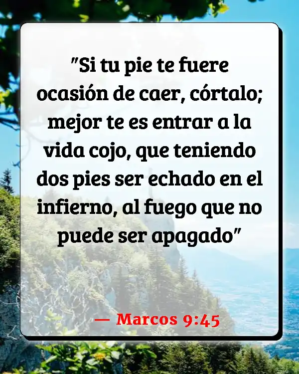 Versículos De La Biblia Emitir juicio (Marcos 9:45)