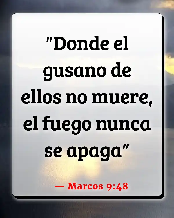 Versículos De La Biblia   	Perdición  (Marcos 9:48)