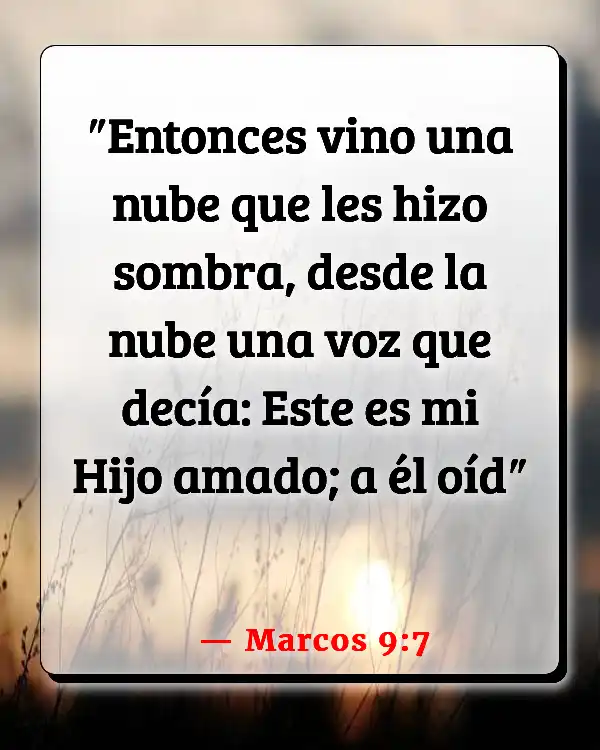 Versículos De La Biblia Apreciándonos unos a otros (Marcos 9:7)