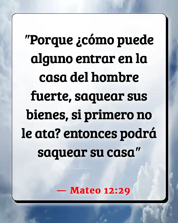 Versículos De La Biblia Posesión (Mateo 12:29)