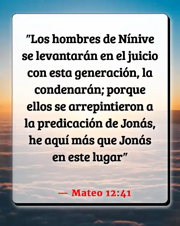 Versículos De La Biblia Asiria (Mateo 12:41)