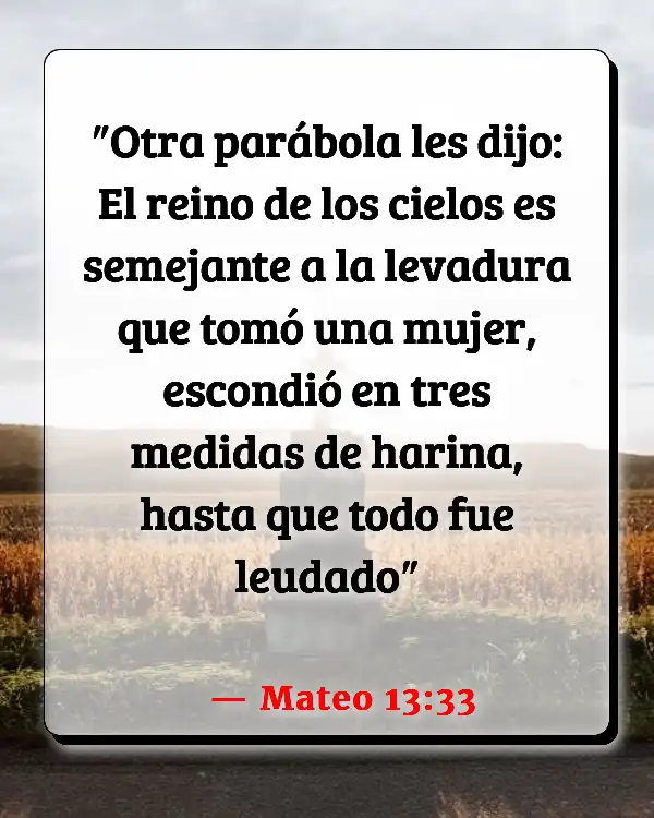 Versículos De La Biblia Parábolas (Mateo 13:33)