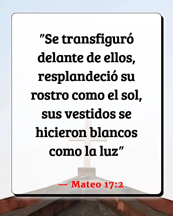 Versículos De La Biblia Tocar (Mateo 17:2)