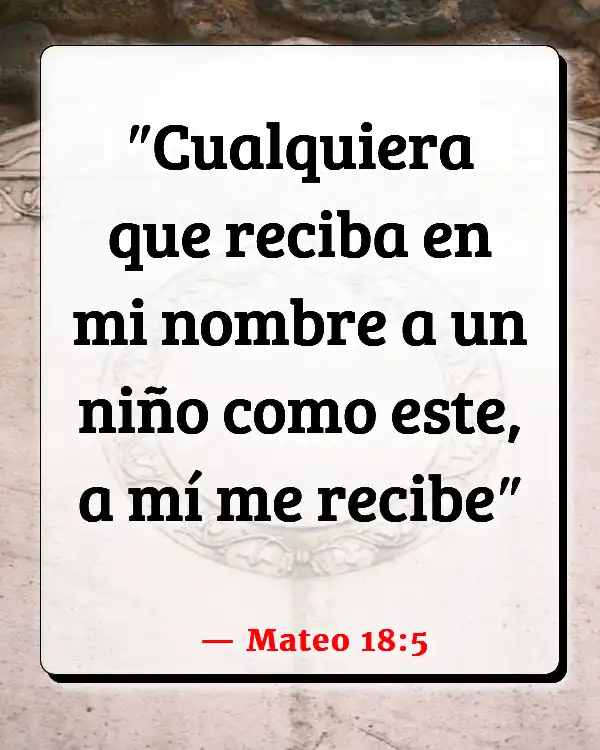 Versículos De La Biblia   	Abusar de niños  (Mateo 18:5)