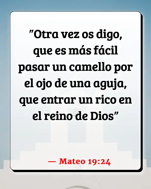 Versículos De La Biblia Difícil (Mateo 19:24)