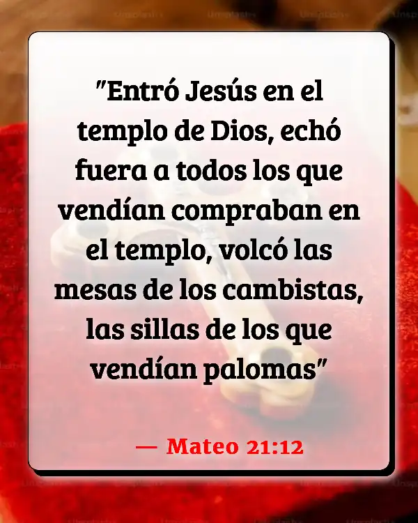 Versículos De La Biblia Entrada triunfal (Mateo 21:12)
