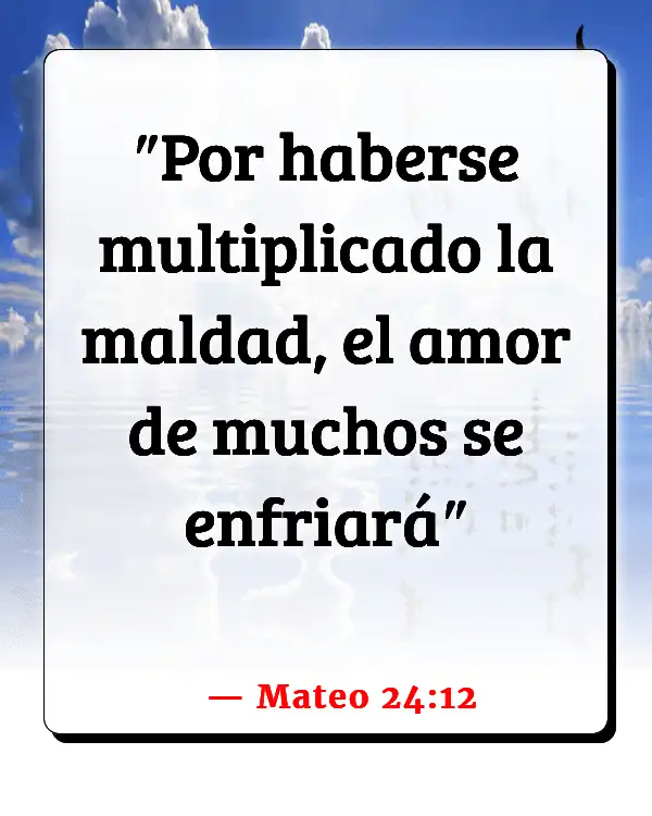 Versículos De La Biblia Tatuajes y piercings en el cuerpo (Mateo 24:12)