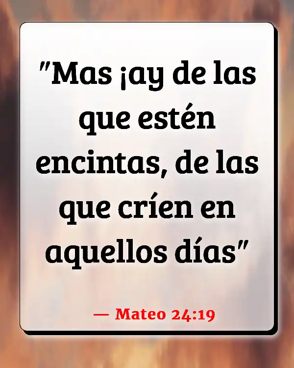 Versículos De La Biblia   	Embarazada  (Mateo 24:19)