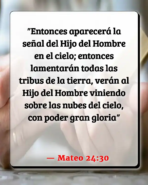 Versículos De La Biblia Lectores de palma (Mateo 24:30)