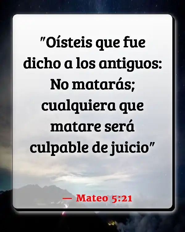 Versículos De La Biblia Bandera (Mateo 5:21)
