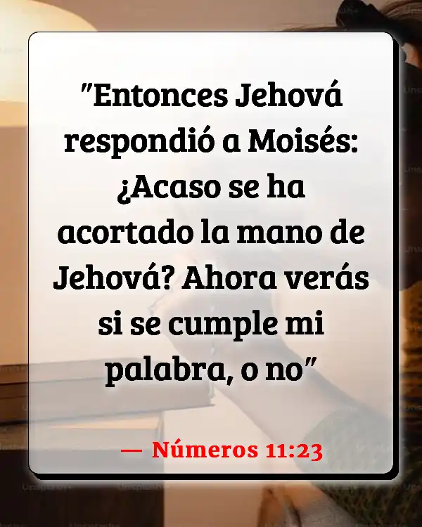 Versículos De La Biblia   	Todo es posible  (Números 11:23)