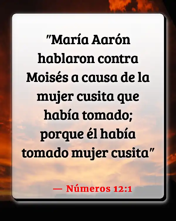 Versículos De La Biblia Afroamericano (Números 12:1)