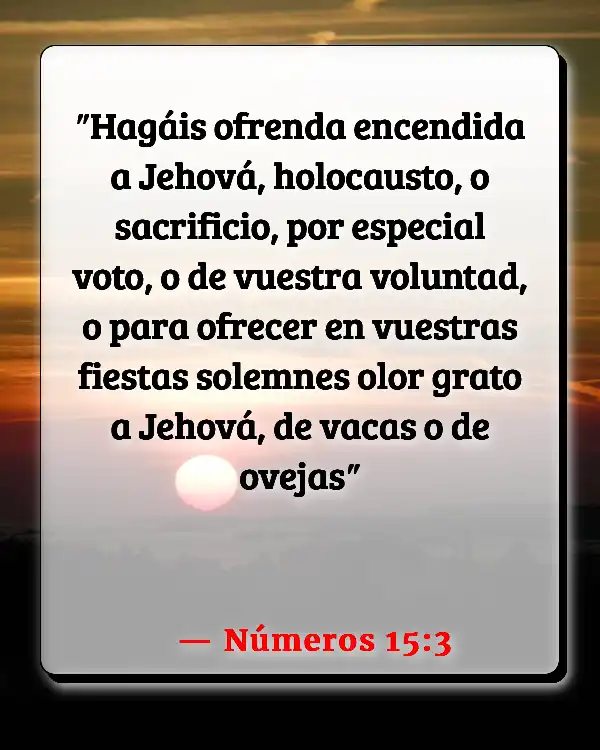 Versículos De La Biblia Aroma (Números 15:3)