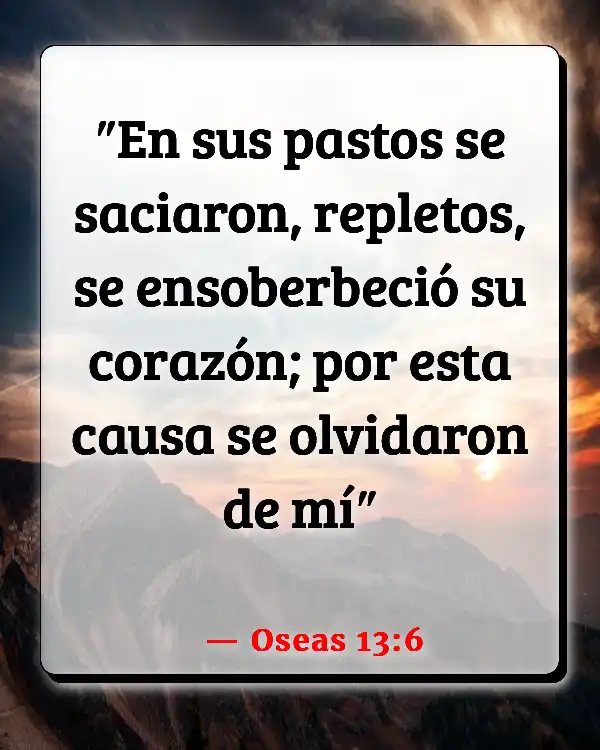 Versículos De La Biblia Exaltación (Oseas 13:6)