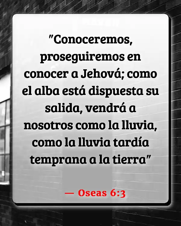 Versículos De La Biblia   	Agricultura  (Oseas 6:3)