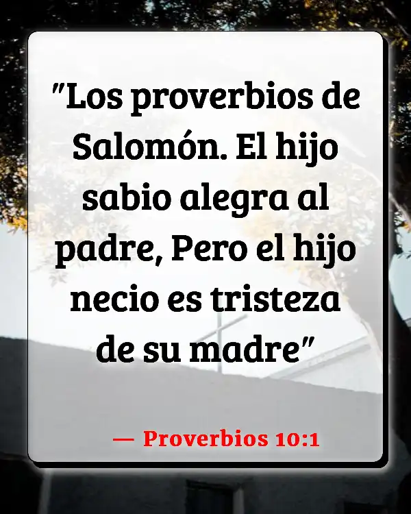 Versículos De La Biblia Niños enfermos (Proverbios 10:1)