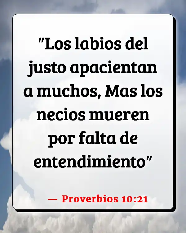 Versículos De La Biblia   	Labios  (Proverbios 10:21)