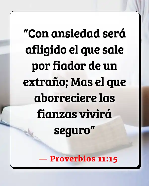 Versículos De La Biblia Pagar lo que debes (Proverbios 11:15)