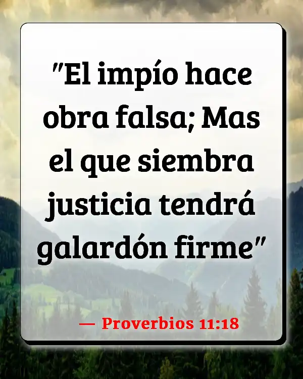 Versículos De La Biblia La conspiración de los Illuminati (Proverbios 11:18)