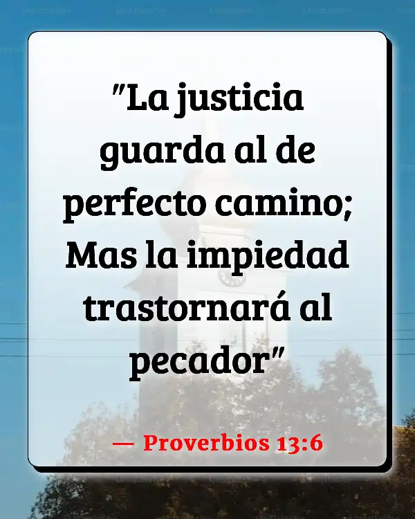 Versículos De La Biblia Mala gente (Proverbios 13:6)