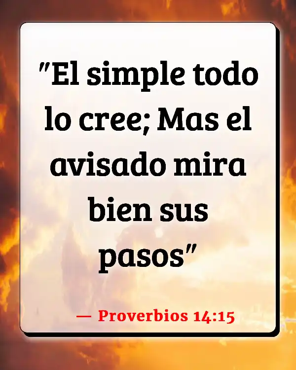 Versículos De La Biblia Matemáticas (Proverbios 14:15)