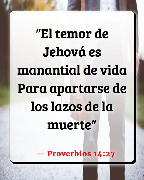 Versículos De La Biblia Nuestras vidas (Proverbios 14:27)