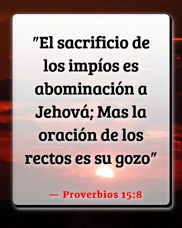 Versículos De La Biblia   	Abominación  (Proverbios 15:8)