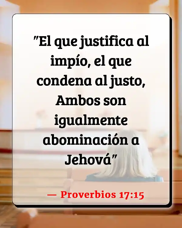 Versículos De La Biblia   	Abominación  (Proverbios 17:15)