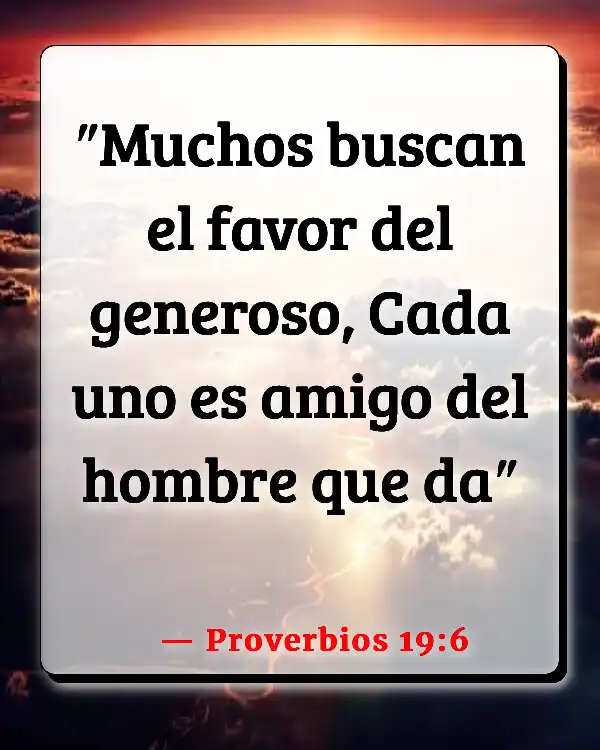 Versículos De La Biblia Influencia positiva (Proverbios 19:6)