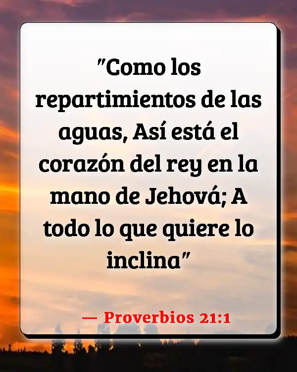 Versículos De La Biblia La soberanía de Dios (Proverbios 21:1)