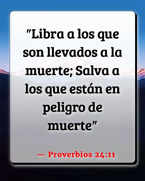 Versículos De La Biblia Aborto (Proverbios 24:11)