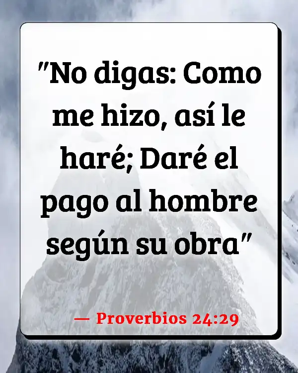 Versículos De La Biblia Venganza (Proverbios 24:29)