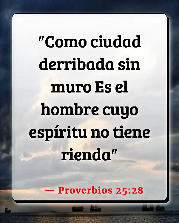 Versículos De La Biblia Enojado (Proverbios 25:28)
