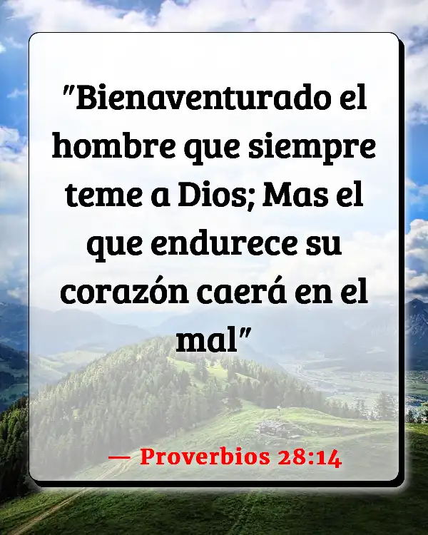 Versículos De La Biblia   	Reincidencia  (Proverbios 28:14)
