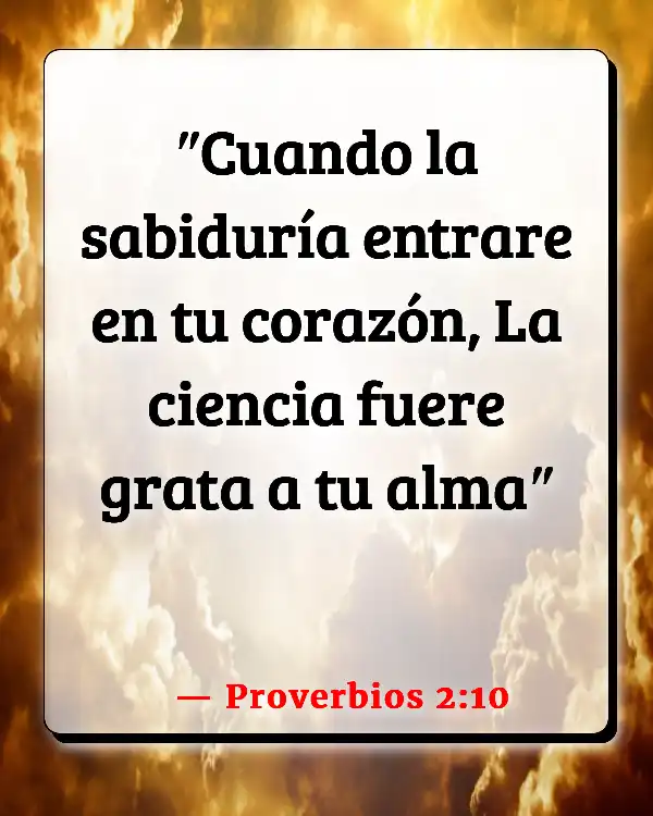 Versículos De La Biblia   	Palabra de conocimiento  (Proverbios 2:10)