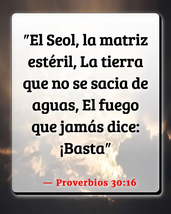 Versículos De La Biblia Estéril (Proverbios 30:16)