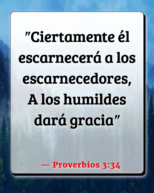 Versículos De La Biblia Humildad (Proverbios 3:34)
