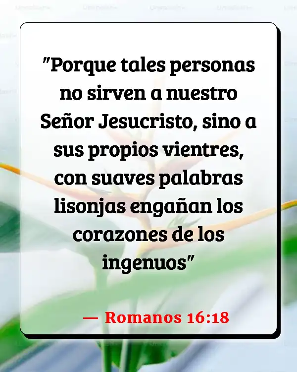 Versículos De La Biblia Divisiones (Romanos 16:18)