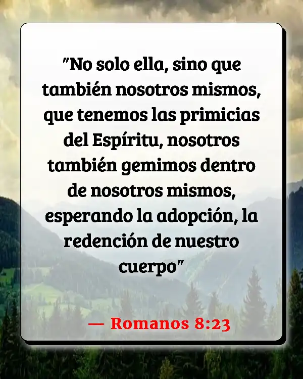 Versículos De La Biblia Adopción (Romanos 8:23)