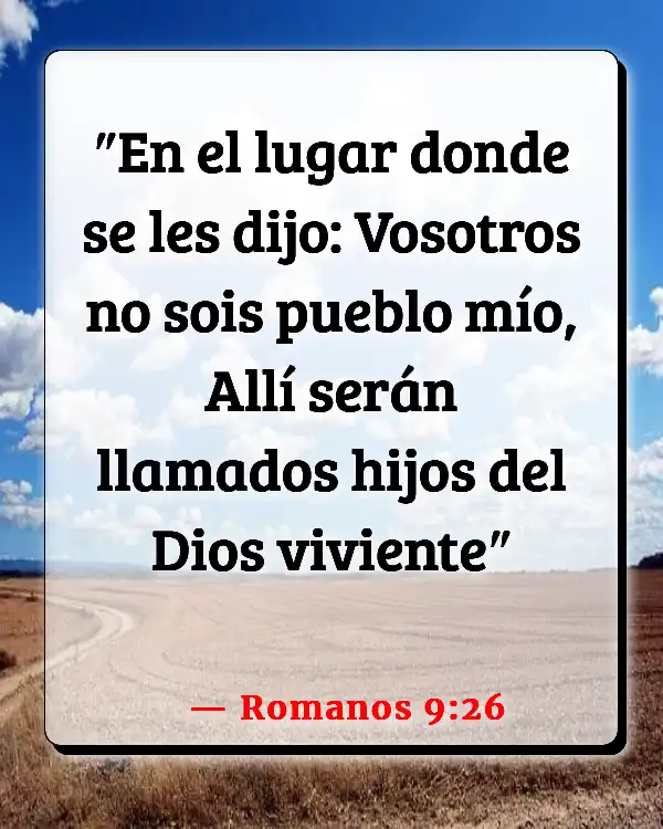 Versículos De La Biblia Adopción (Romanos 9:26)