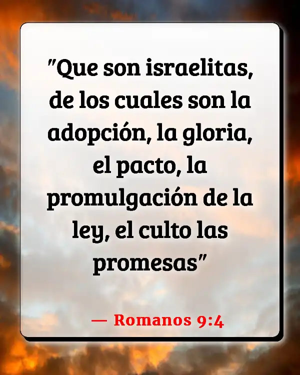 Versículos De La Biblia Adopción (Romanos 9:4)
