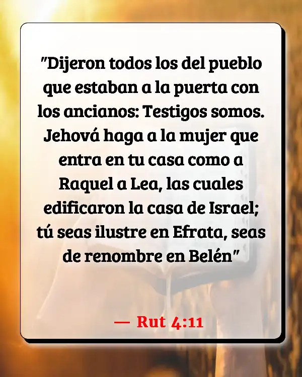 Versículos De La Biblia   	Raquel  (Rut 4:11)