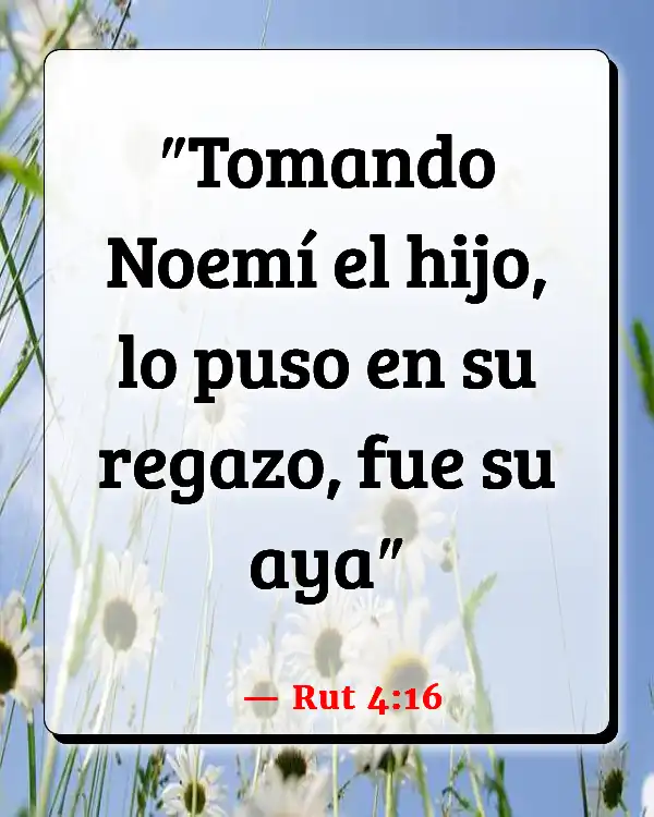 Versículos De La Biblia Noemí (Rut 4:16)
