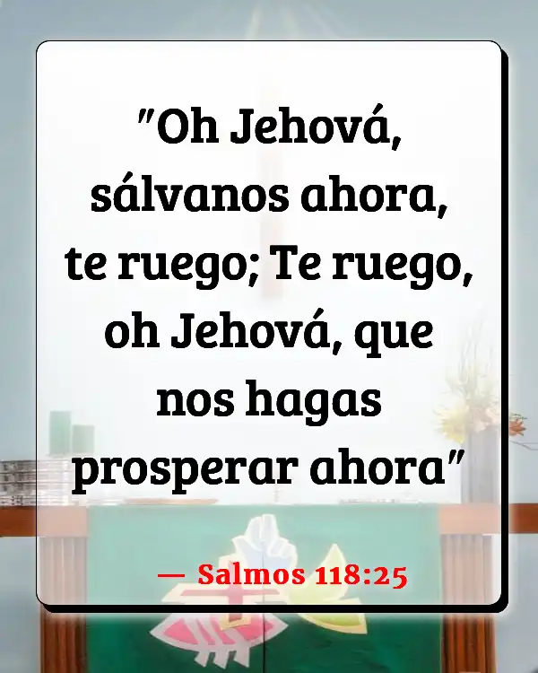 Versículos De La Biblia   	Domingo de palma  (Salmos 118:25)